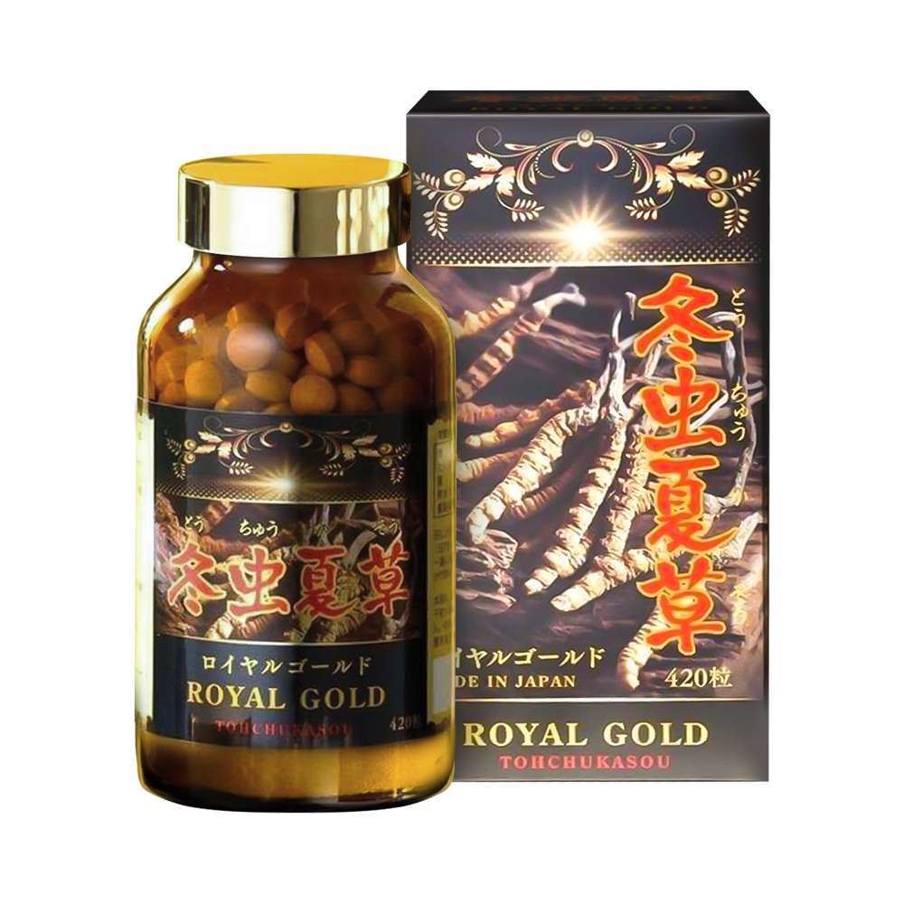 VIÊN UỐNG ĐÔNG TRÙNG HẠ THẢO ROYAL GOLD NHẬT BẢN - Lọ 420 viên